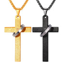 Colar Masculino Crucifixo Cruz da Aliança em Aço 316L