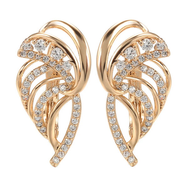 Brincos Femininos Celestiais com Zircônia