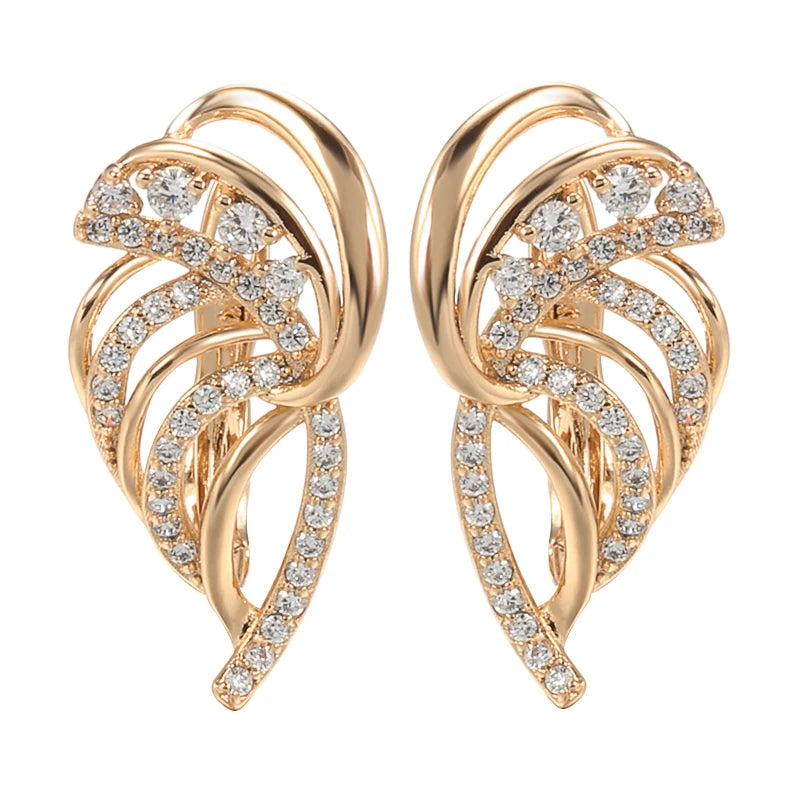 Brincos Femininos Celestiais com Zircônia