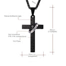 Colar Masculino Crucifixo Cruz da Aliança em Aço 316L
