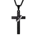 Colar Masculino Crucifixo Cruz da Aliança em Aço 316L