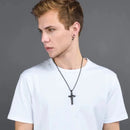 Colar Masculino Crucifixo Cruz da Aliança em Aço 316L