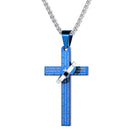 Colar Masculino Crucifixo Cruz da Aliança em Aço 316L