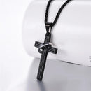 Colar Masculino Crucifixo Cruz da Aliança em Aço 316L