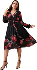 Vestido Feminino Transpassado Venise Plus Size