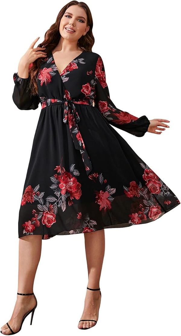 Vestido Feminino Transpassado Venise Plus Size