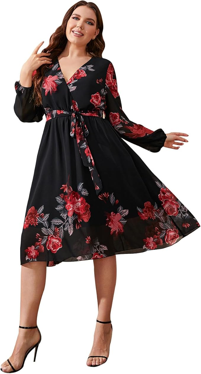 Vestido Feminino Transpassado Venise Plus Size